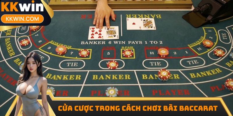 Cửa cược trong cách chơi bài Baccarat